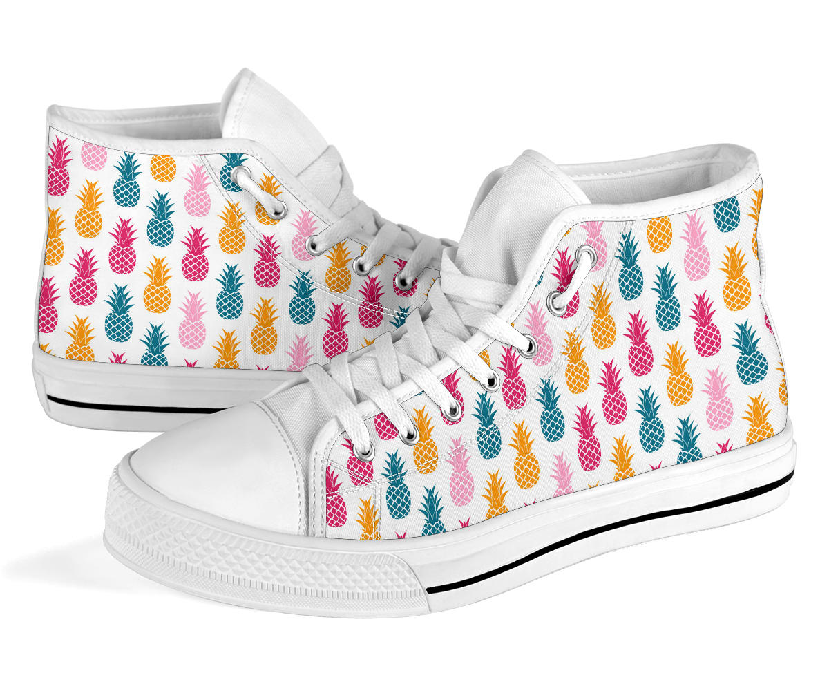 Vibrant Pineapple High Top Shoes – product image 3