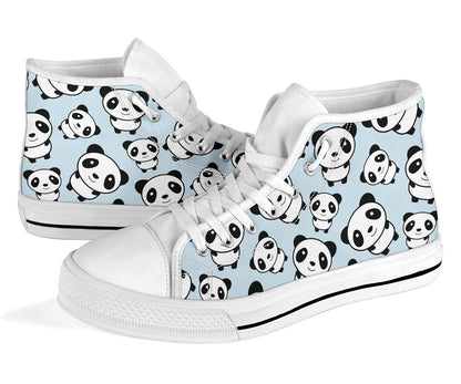 Cute Panda High Top Shoes – product image 3