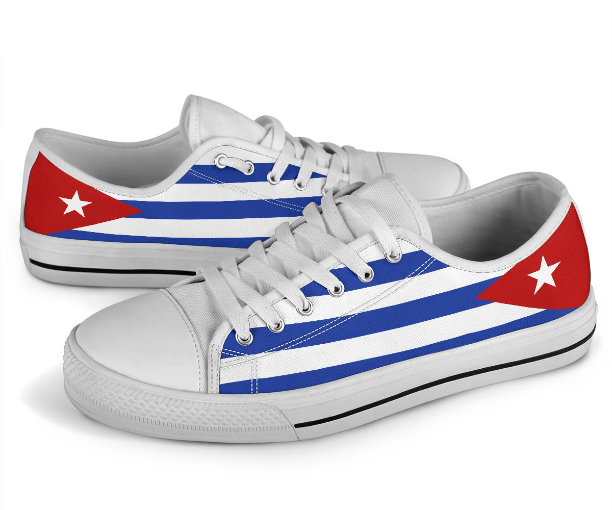 Cuba Flag Low Top Shoes – product image 3