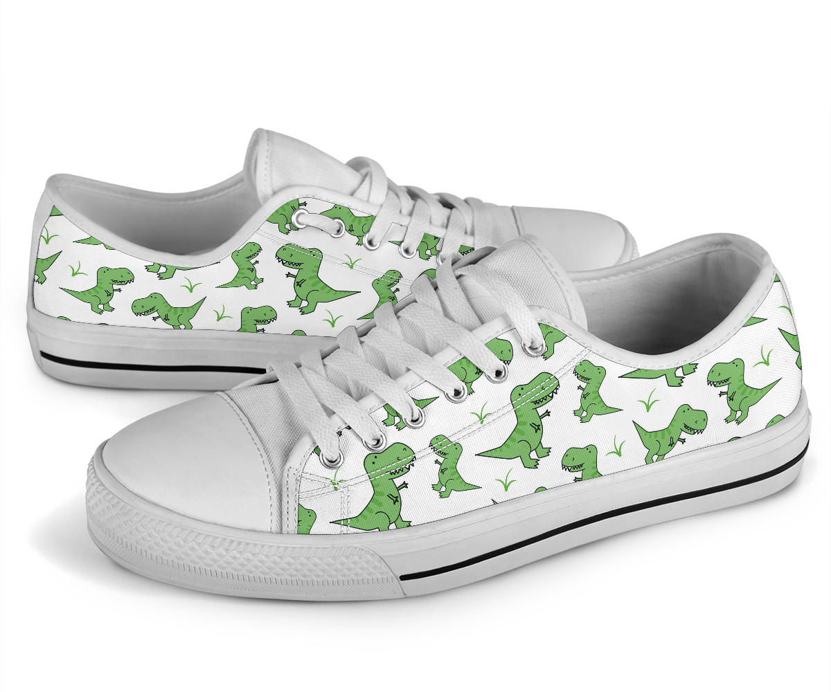 Green Dinosaur Low Top Shoes – product image 3