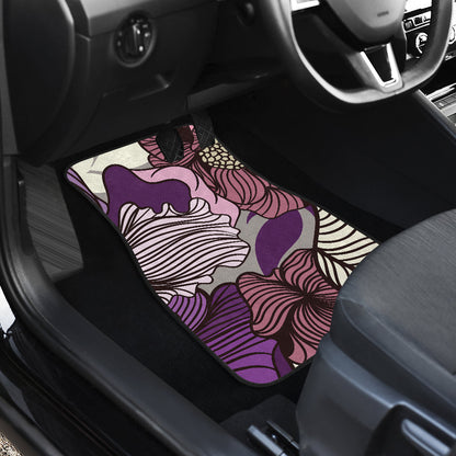 Colorful Floral Car Floor Mats