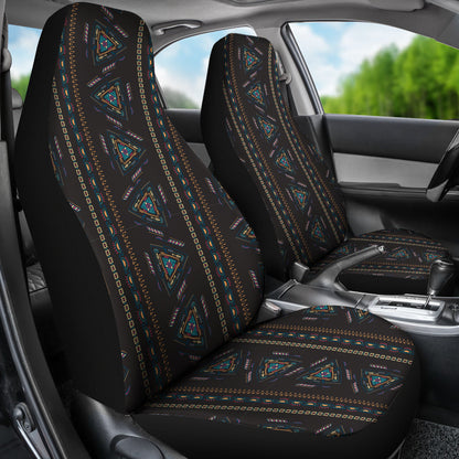 Tribal Triangles Car Seat Covers
