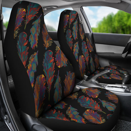 Dark Feathers Car Seat Covers