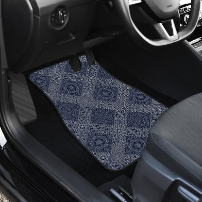 Elegant Plaid Car Floor Mats
