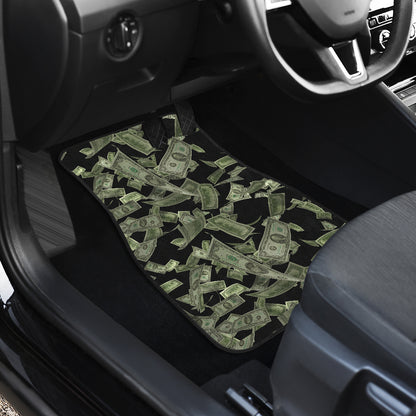 Front And Back Car Mats (Set Of 4) - Money
