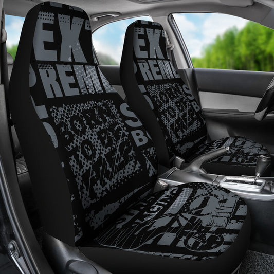Dark Grey X Games Car Seat Covers