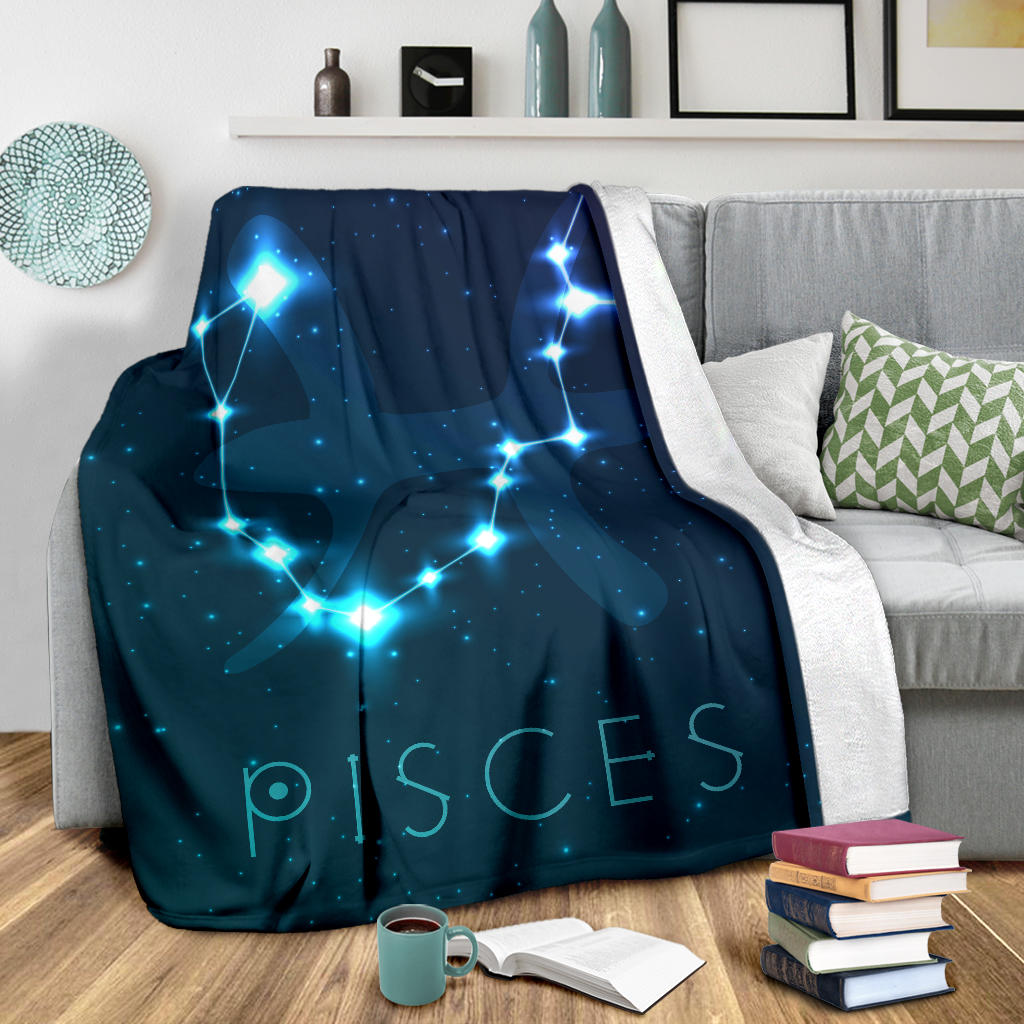 Pisces Zodiac Blanket