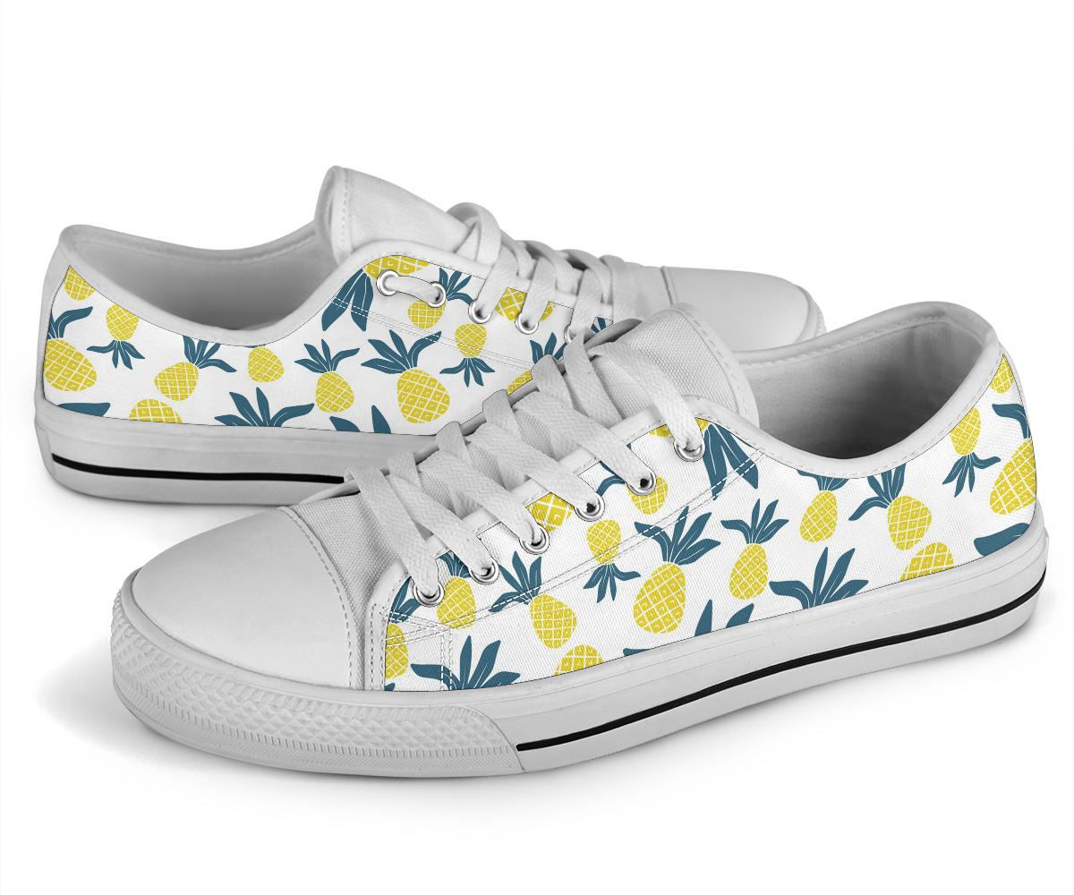Cute Pineapple Low Top Shoes – product image 3