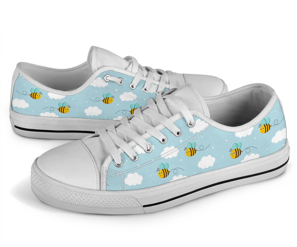 Cute Bee Low Top Shoes – product image 3
