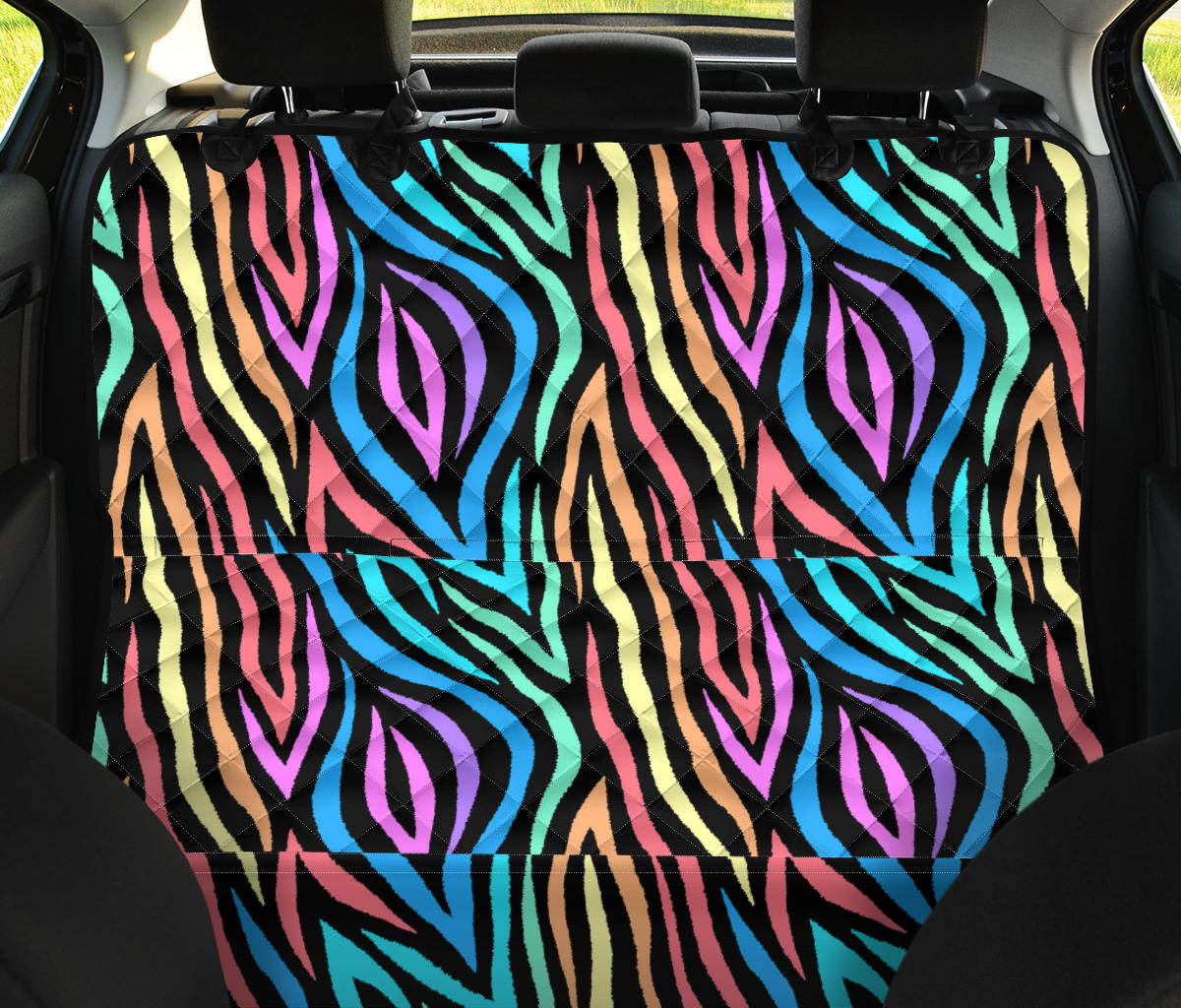 Colorful Abstract Car Back Seat Pet Cover