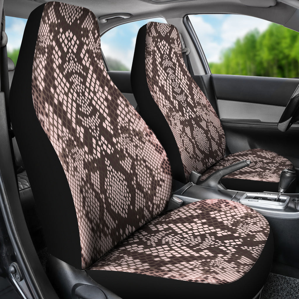 Snake Skin Pattern Printed Car Seat Covers