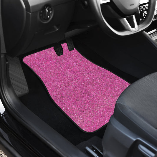 Pink Confetti Car Floor Mats