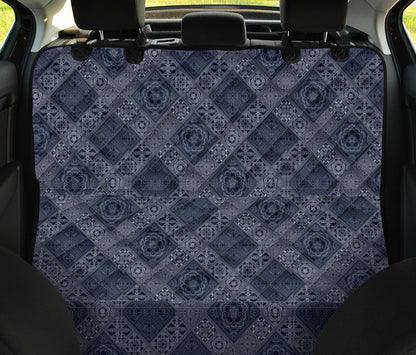 Elegant Plaid Car Back Seat Pet Cover