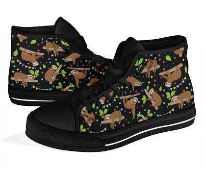 Lazy Sloth Shoes - Black Sole High Top Shoes – product image 3