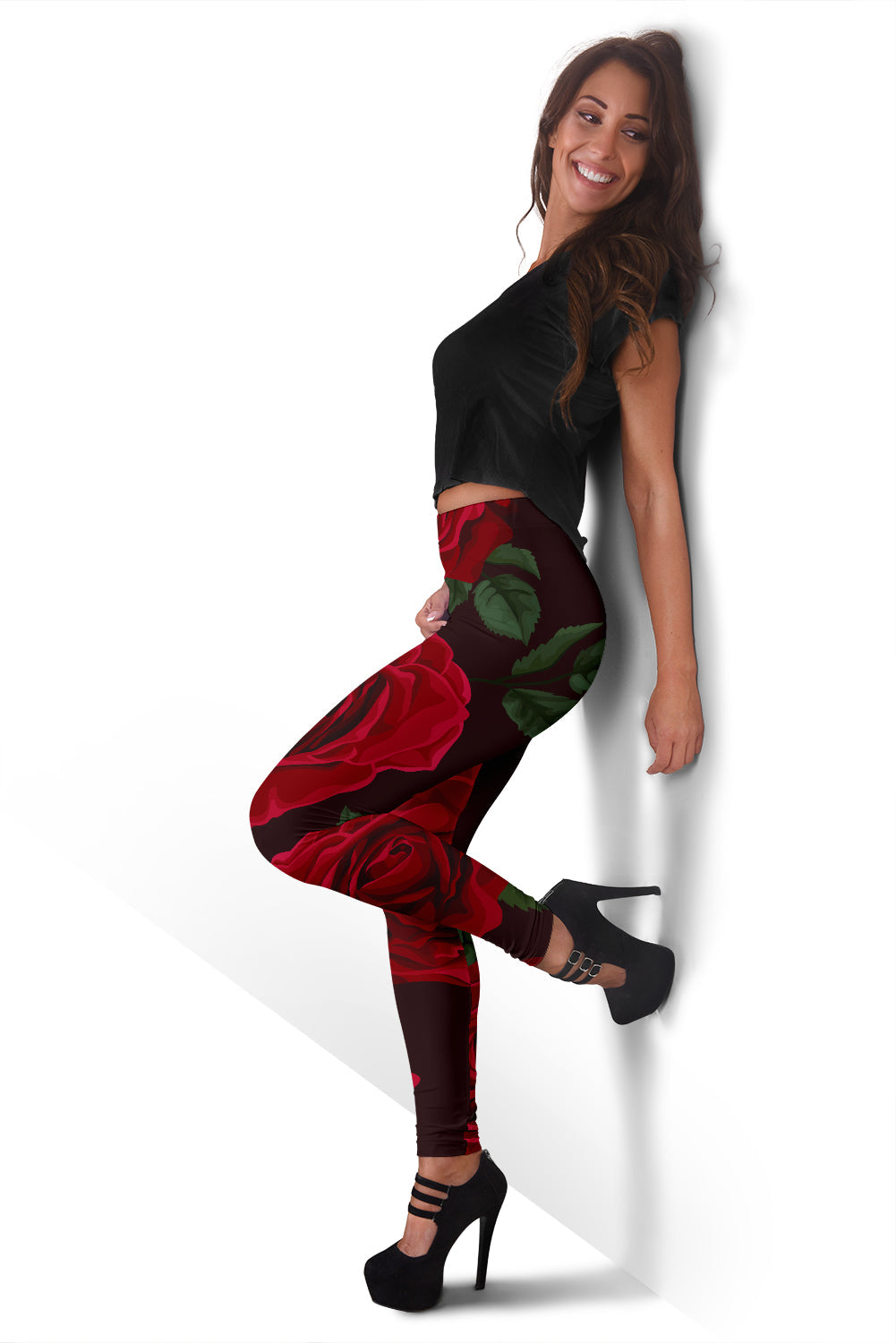 Red Roses Leggings