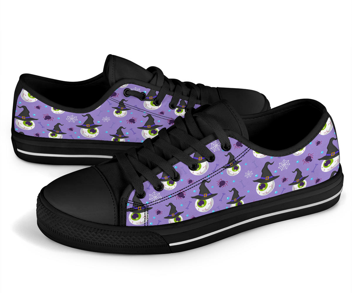 Halloween Eyeball Shoes Black Sole