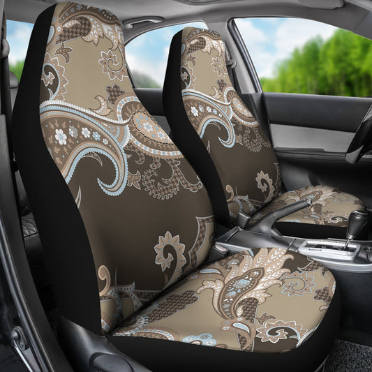 Brown Decor Car Seat Covers