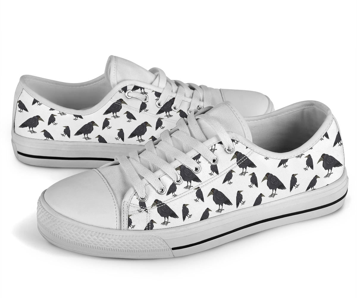 Crow Print Low Top Shoes – product image 3