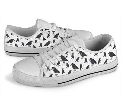 Crow Print Low Top Shoes – product image 3