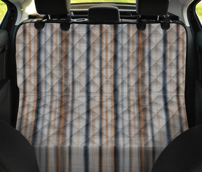 Vintage Stripes Car Back Seat Pet Cover