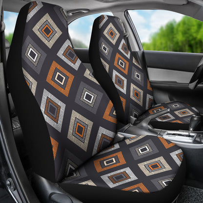 Retro Blocks Car Seat Covers