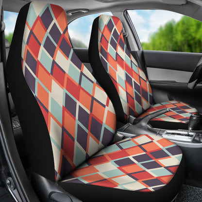 Retro Checkered Car Seat Covers