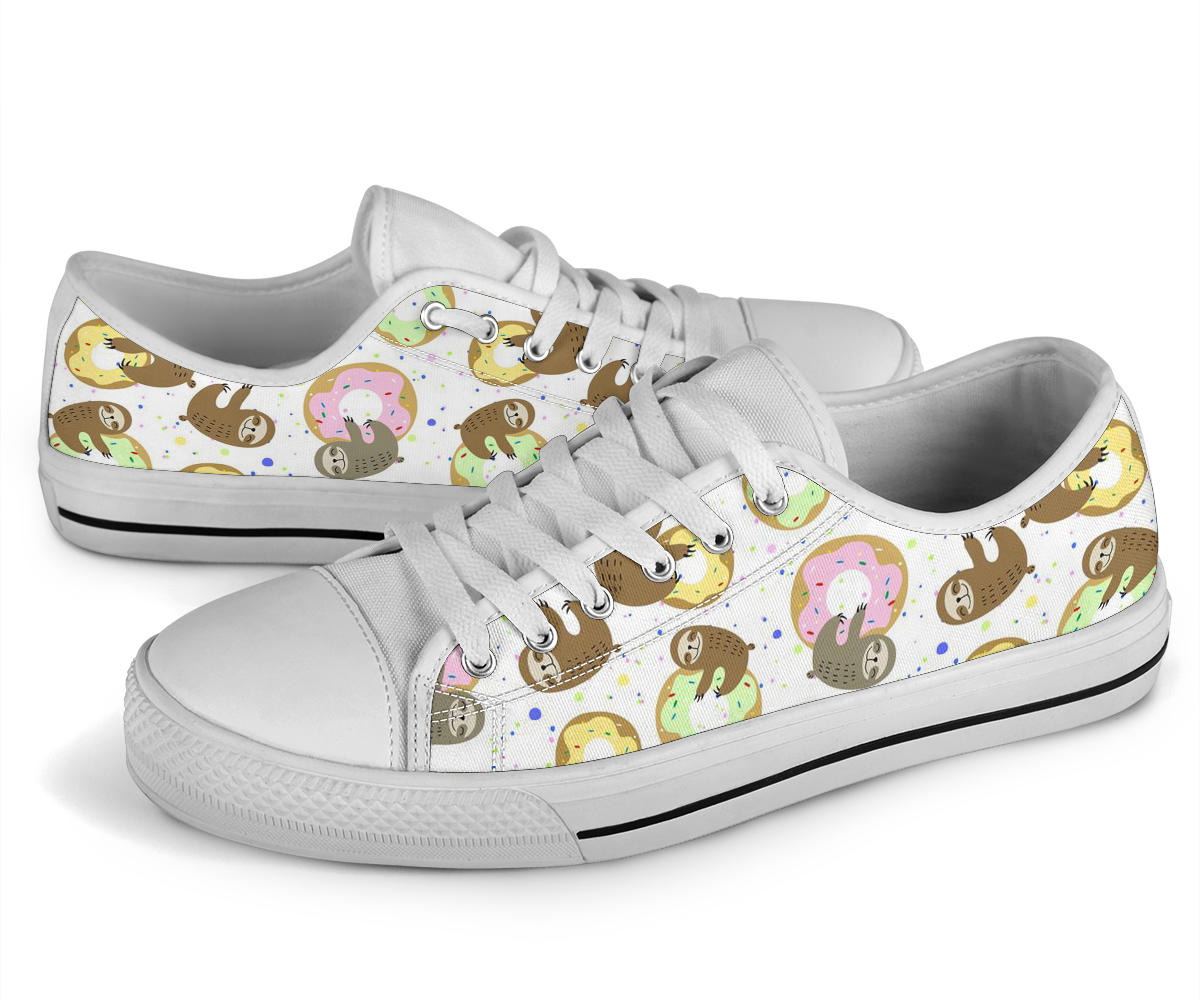 Sloth Donut Low Top Shoes – product image 3