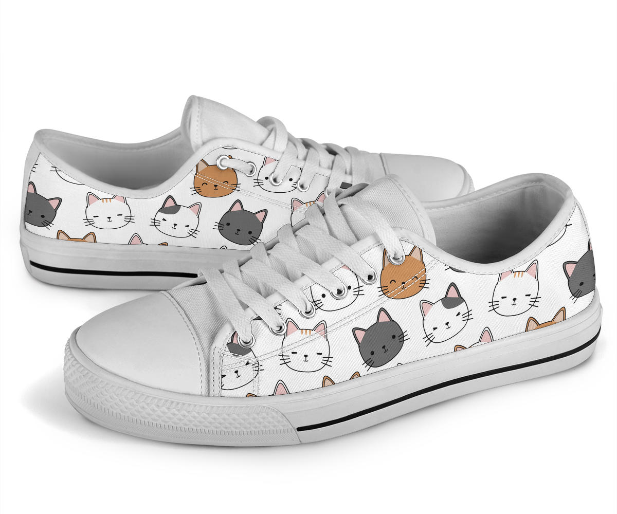 Cute Kitten Cat Low Top Shoes – product image 3