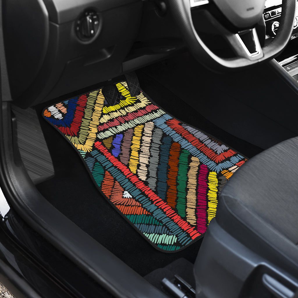 Colorful Ethnic Car Floor Mats