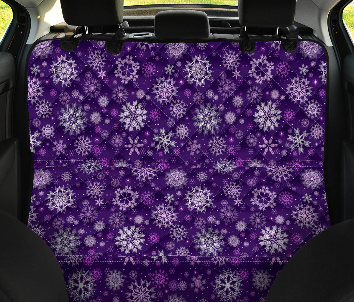 Purple Mandalas Car Back Seat Pet Cover