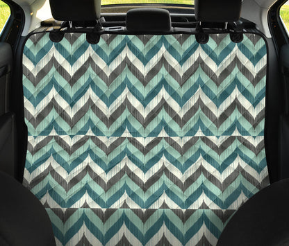 Curvy Zig Zag Car Back Seat Pet Cover