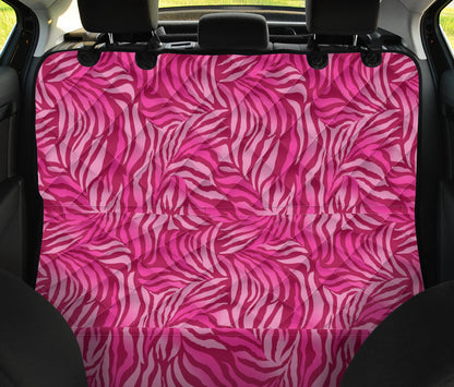 Pink Abstract Car Back Seat Pet Cover