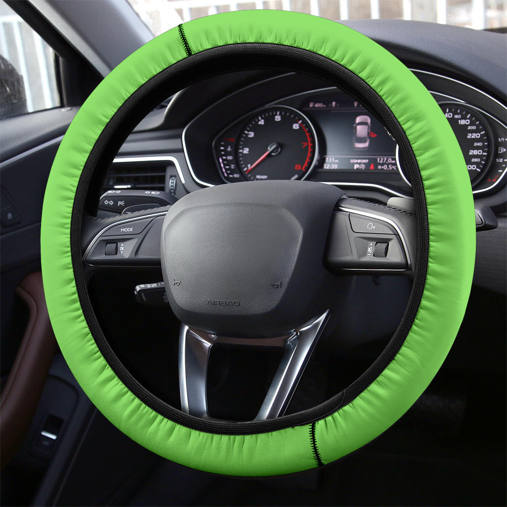 Light Green Steering Wheel Cover