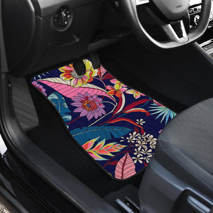 Colorful Flowers Car Floor Mats