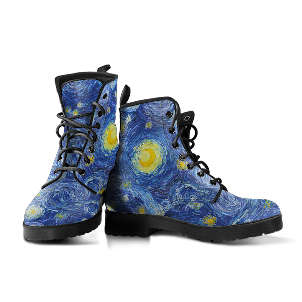 Starry Night Printed Boots