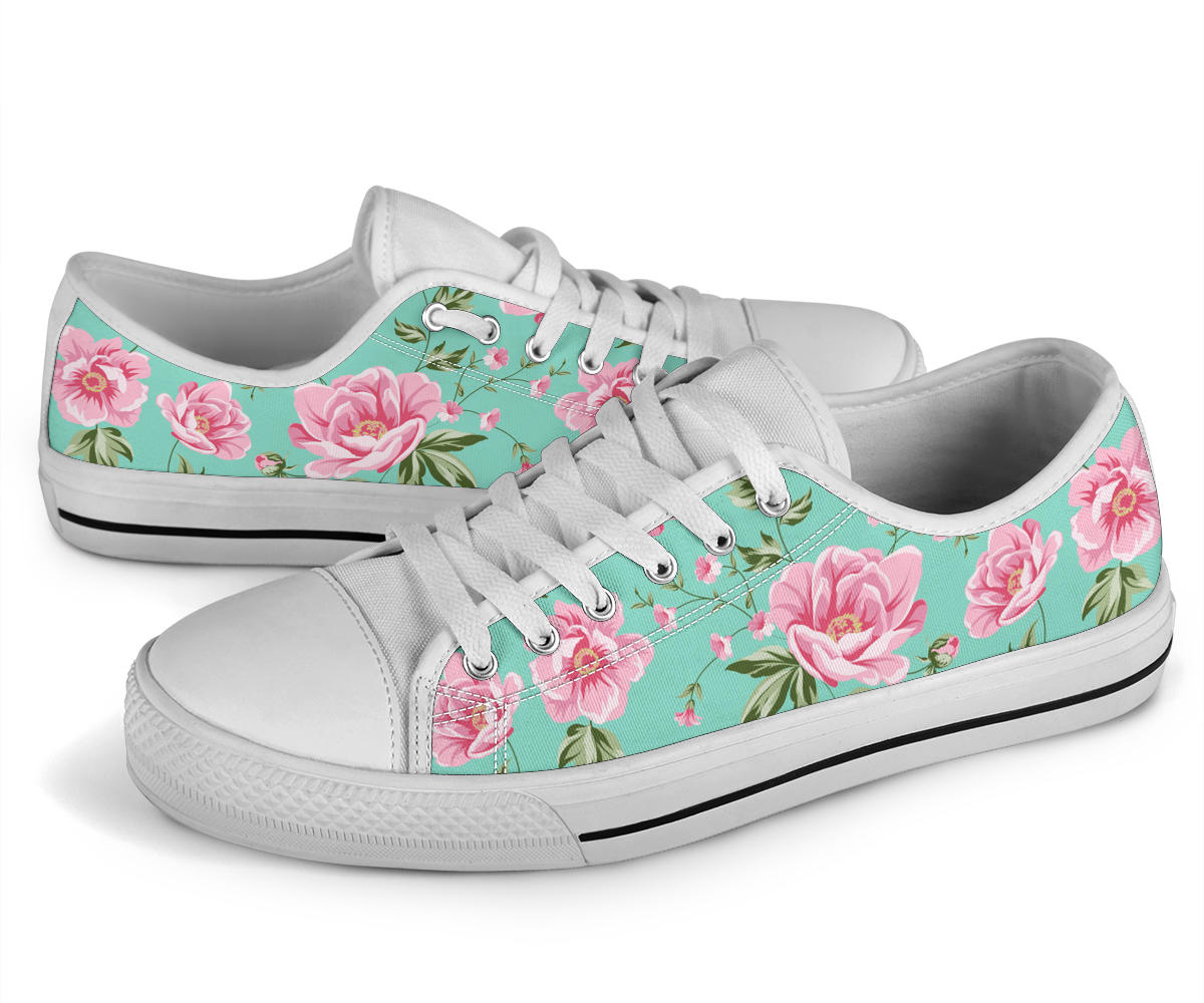 Pink Rose Shoes Low Top Sneakers for Women & Men – product image 3