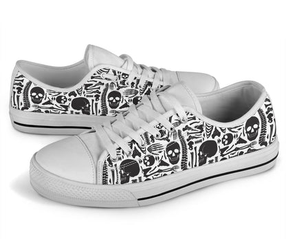 Human Bones Low Top Shoes – product image 3