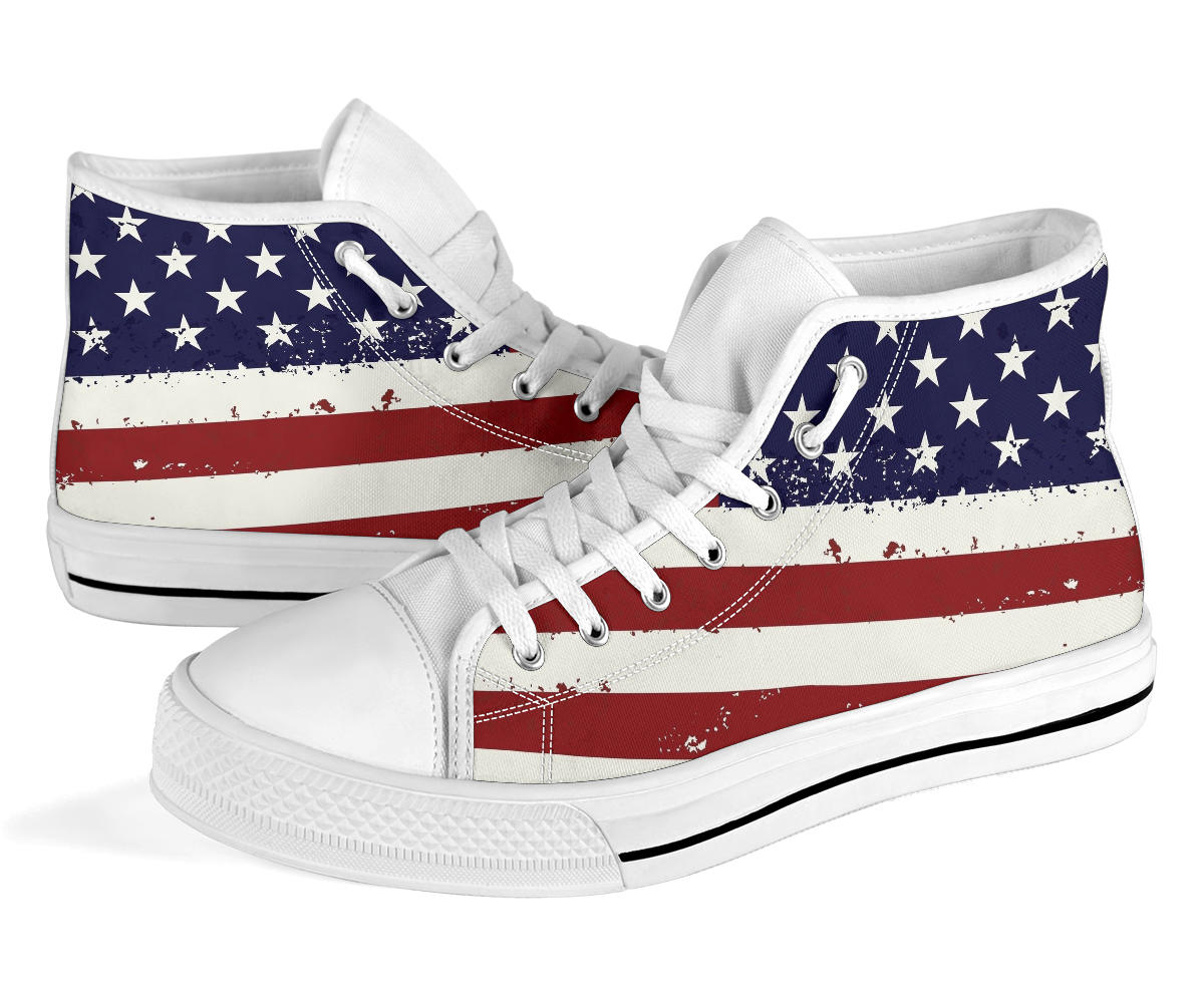 US Flag High Top Shoes – product image 3