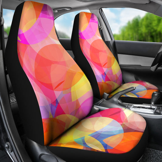Colorful Abstract Car Seat Covers