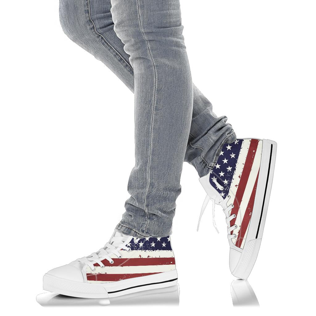 US Flag High Top Shoes – product image 4