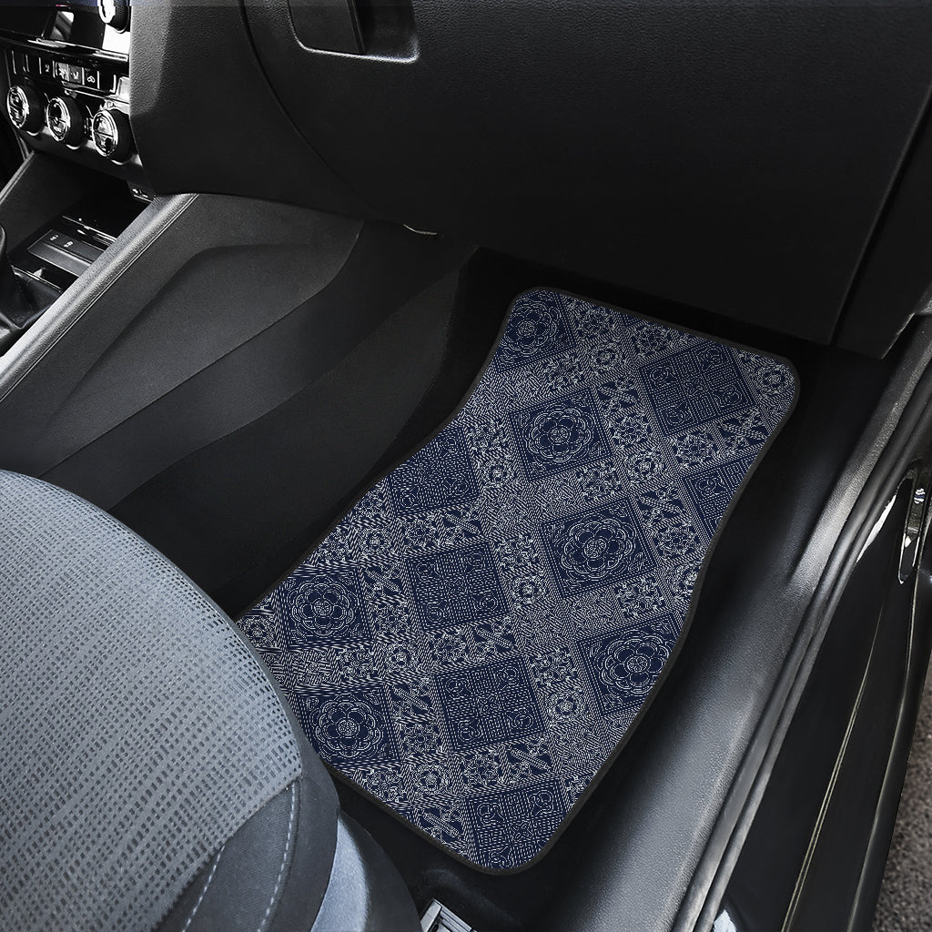Elegant Plaid Car Floor Mats