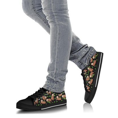 Sloth Casual Shoes Black Sole