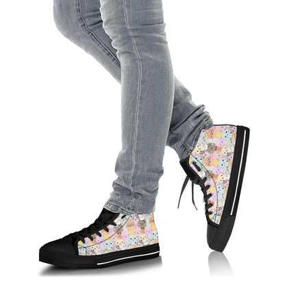 Cat Lover Shoes Black Sole