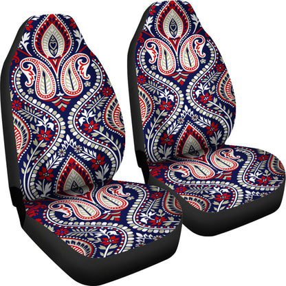 Red Elegant Decor Car Seat Covers