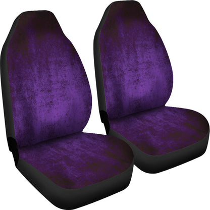 Purple Grunge Car Seat Covers