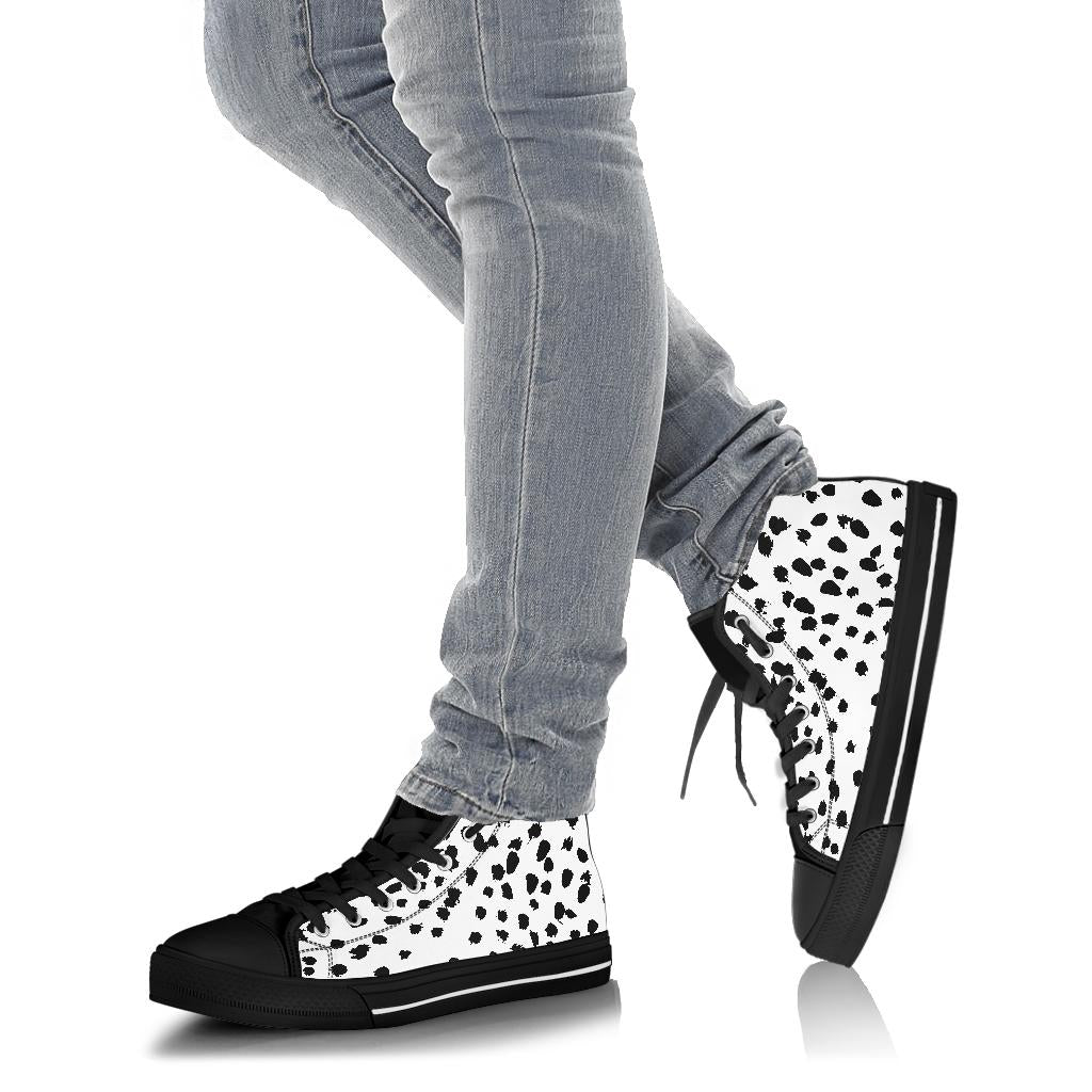 Dalmatian Shoes Black Sole High Top Shoes – product image 4