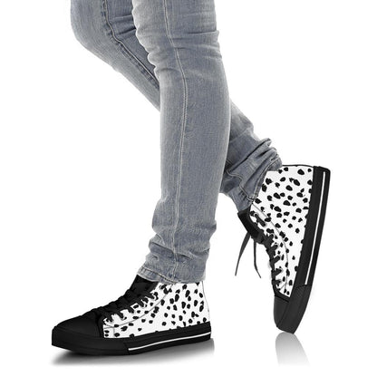 Dalmatian Shoes Black Sole High Top Shoes – product image 4