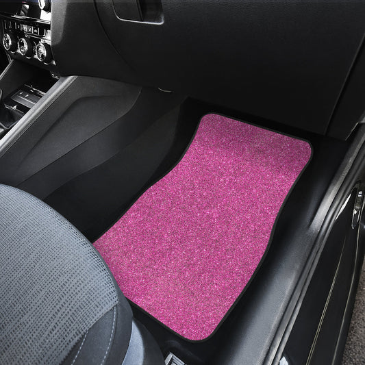 Pink Confetti Car Floor Mats