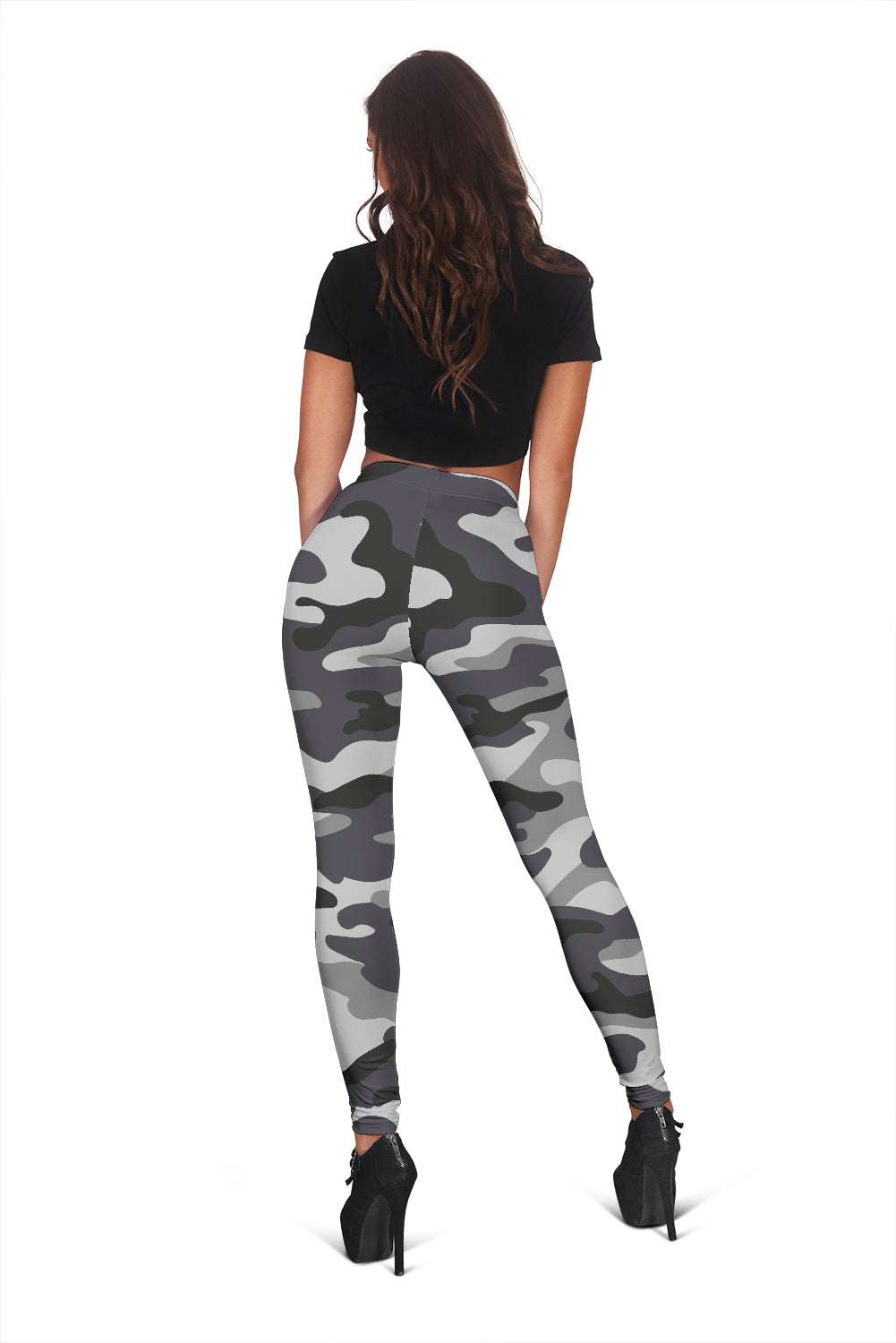 Grey Camouflage Leggings