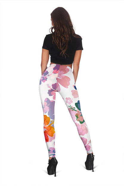 Colorful Aloha Flowers Leggings